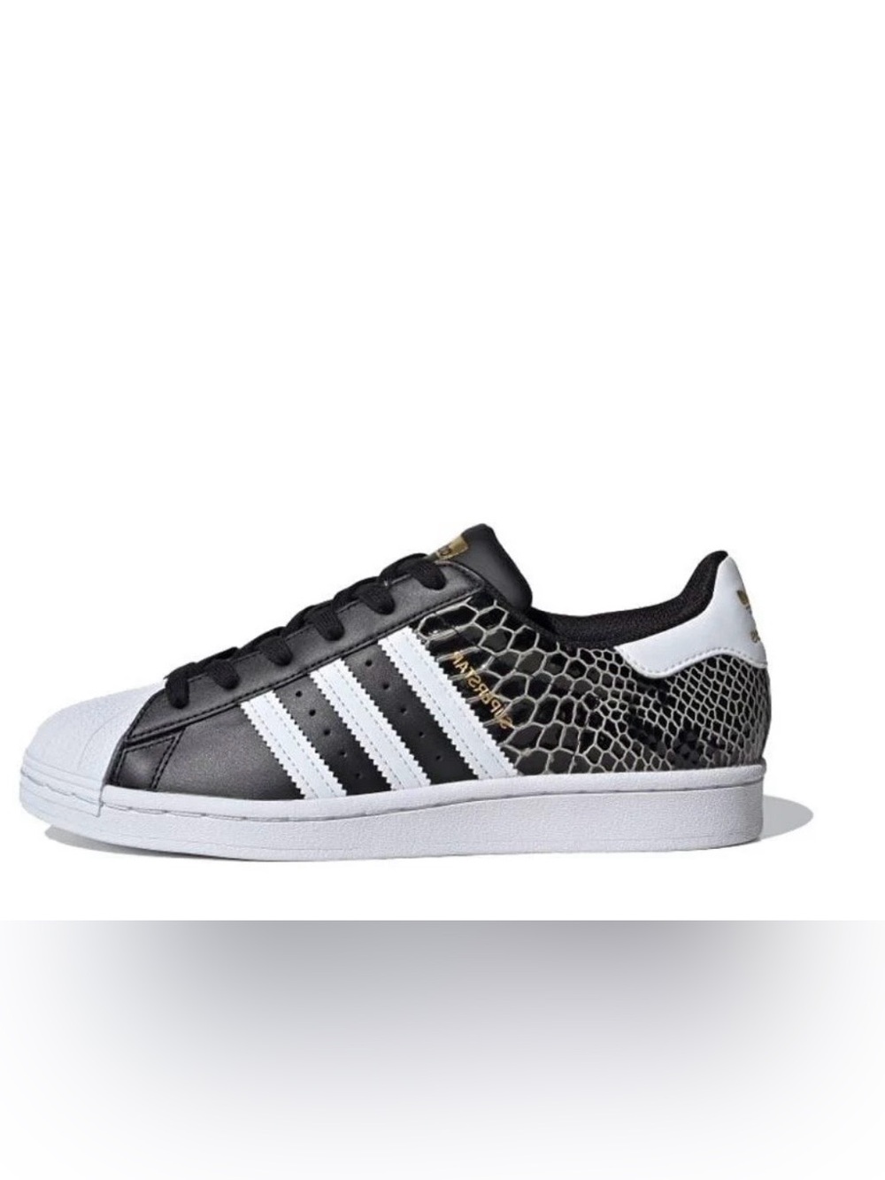 Women’s Adidas Superstar Black Snakeskin